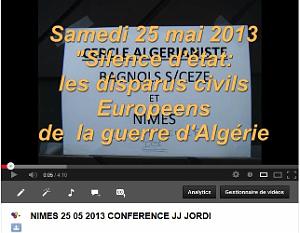 NIMES 2013 05 25  CONFERENCE DE JJ JORDI